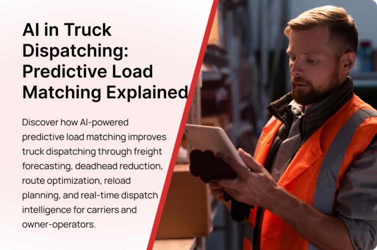 ai in truck dispatching _predictive load matching explained