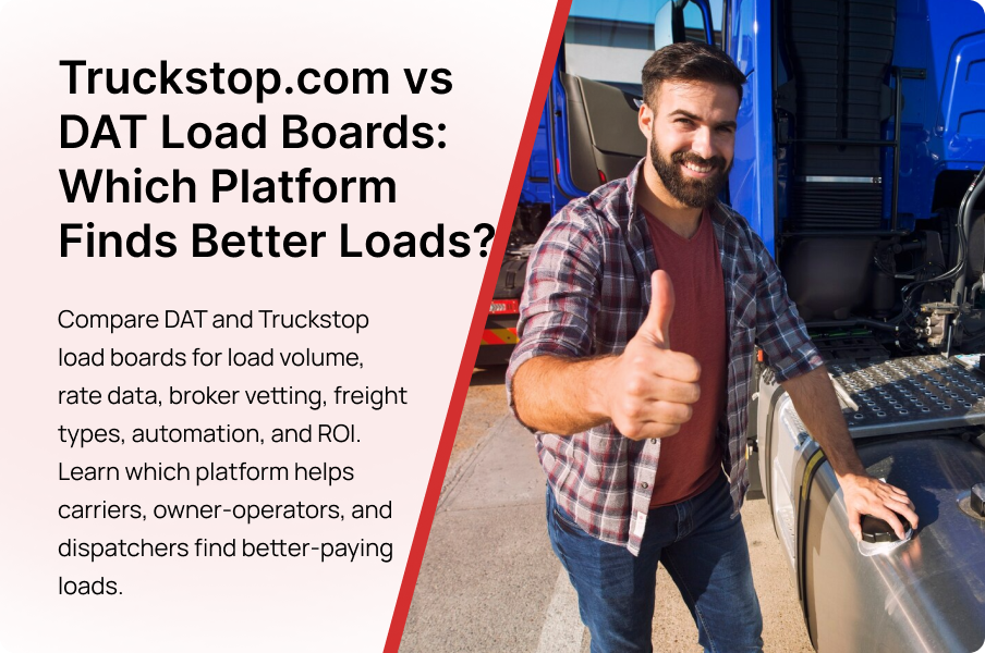comparing truckstop.com vs dat load boards