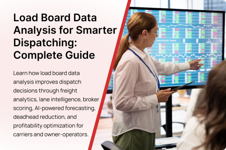 loadboard data analysis for smarter dispatching