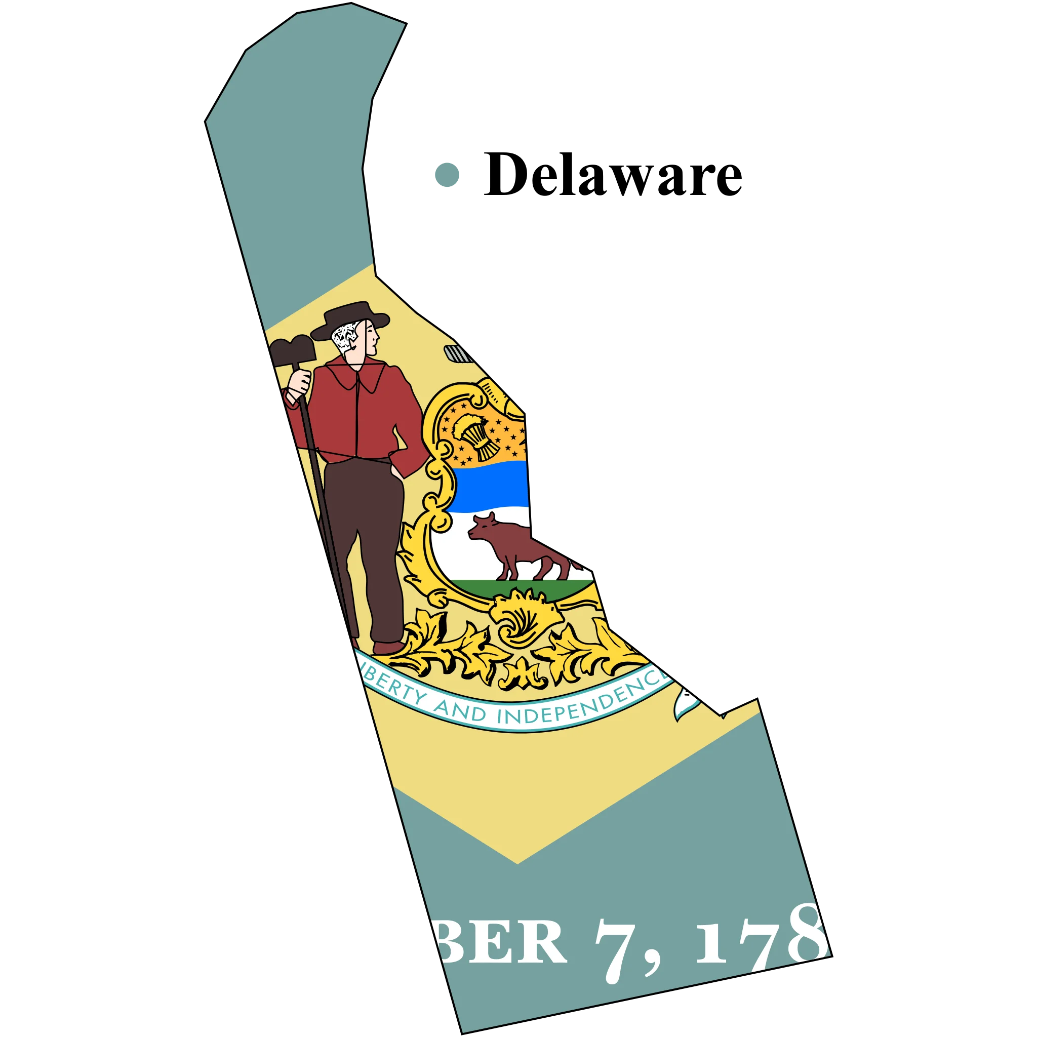 Delaware State Flag