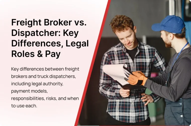 freight broker vs. dispatcher key differences