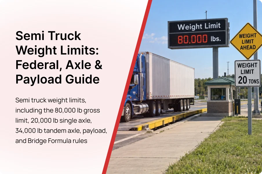 semi truck weight limits